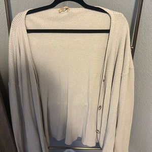 Piko knitted cream cardigan